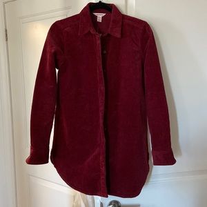 NWT Joe Fresh Corduroy Shacket (S)